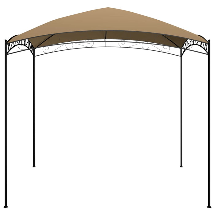 Gazebo 3x3x2,65 m Grigio Talpa 180 g/mÂ²