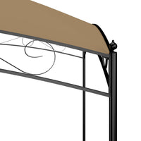 Gazebo 3x3x2,65 m Grigio Talpa 180 g/m² 313907