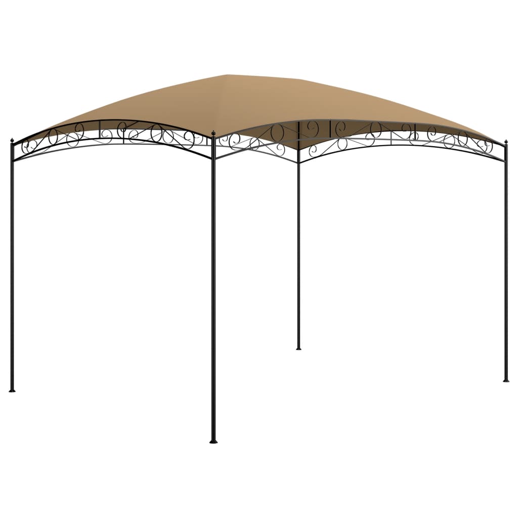 Gazebo 3x4x2,65 m Grigio Talpa 180 g/mÂ²