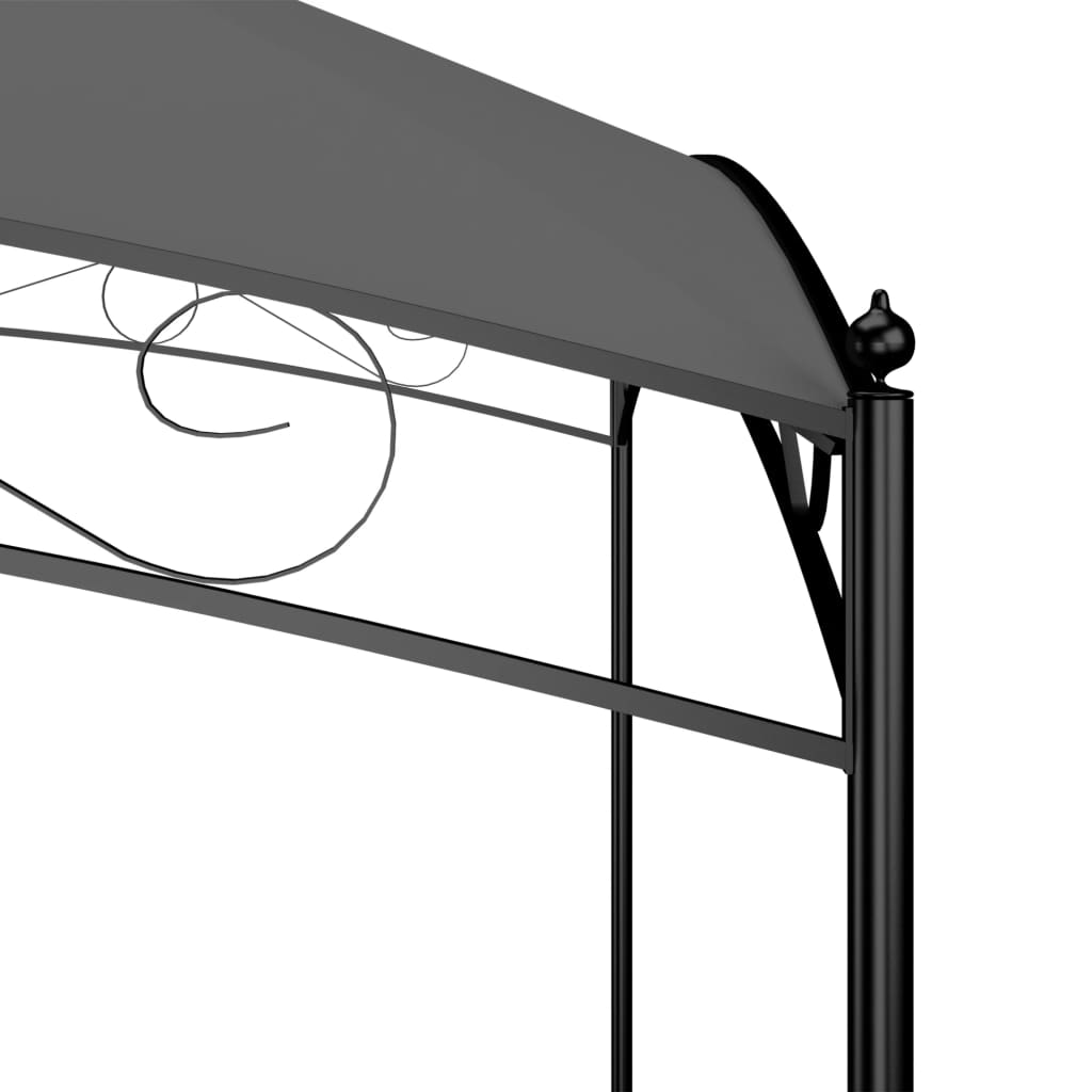 Gazebo 3x4x2,65 m Antracite 180 g/m² 313911