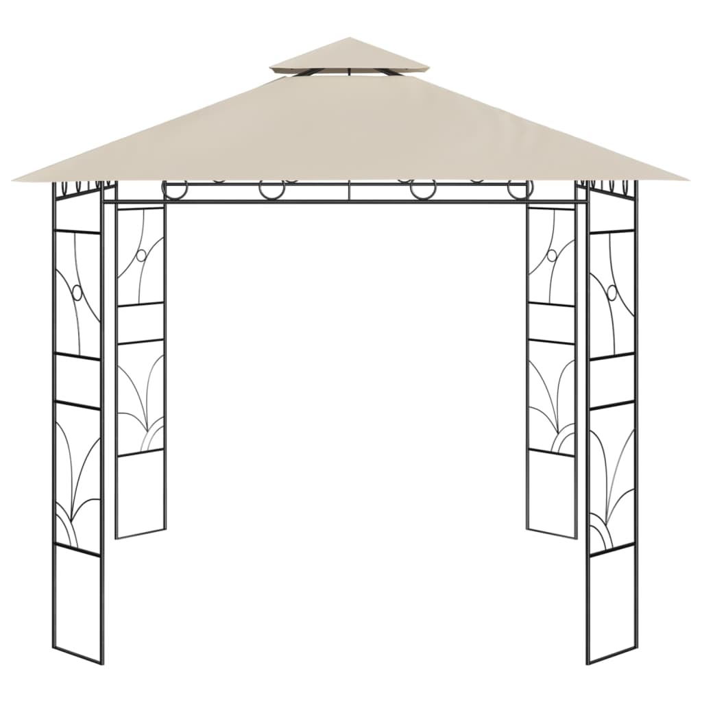 Gazebo 3x3x2,7 m Crema 160 g/m² 313912