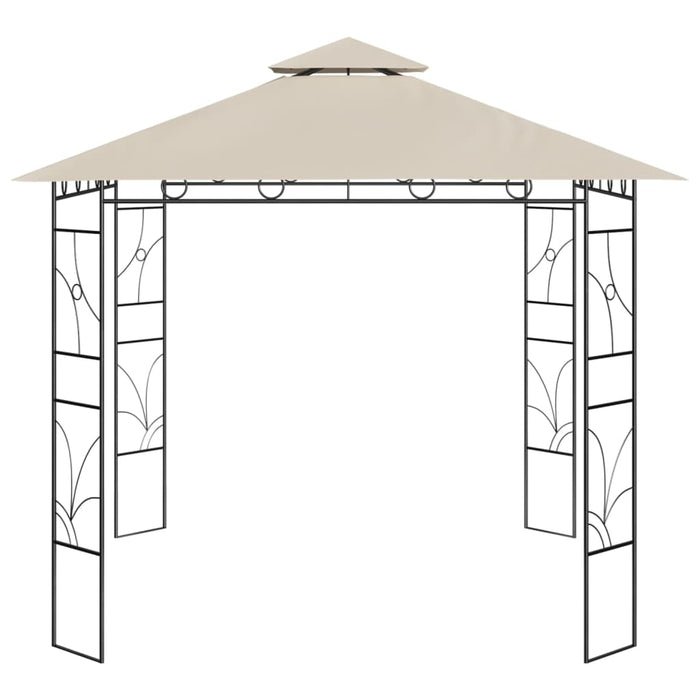 Gazebo 3x3x2,7 m Crema 160 g/m² 313912