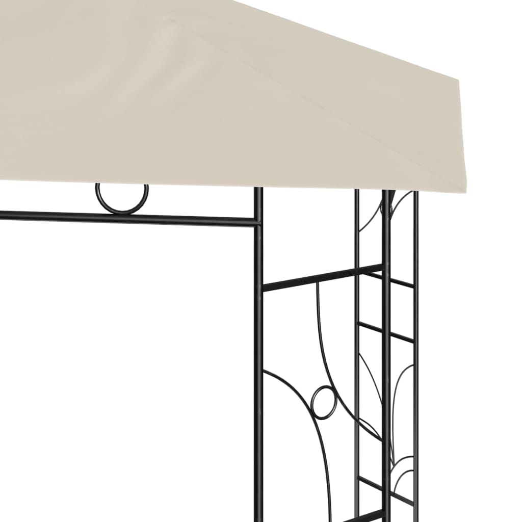 Gazebo 3x3x2,7 m Crema 160 g/mÂ²cod mxl 71362