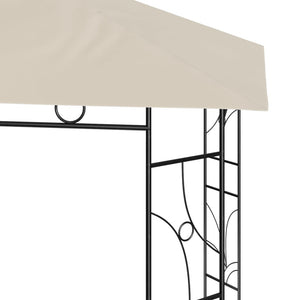 Gazebo 3x3x2,7 m Crema 160 g/mÂ²cod mxl 71362