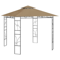 Gazebo 3x3x2,7 m Grigio Talpa 160 g/mÂ²