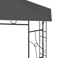 Gazebo 3x3x2,7 m Antracite 160 g/m² 313914