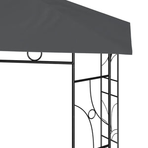 Gazebo 3x3x2,7 m Antracite 160 g/m² 313914