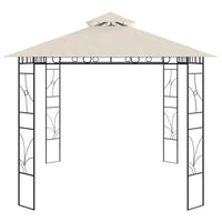 Gazebo 4x3x2,7 m Crema 160 g/m² 313915