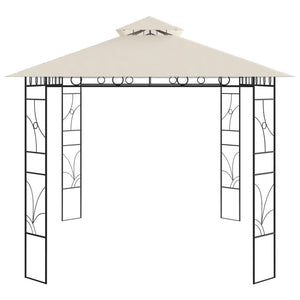 Gazebo 4x3x2,7 m Crema 160 g/m² 313915