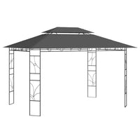 Gazebo 4x3x2,7 m Antracite 160 g/mÂ²