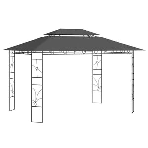 Gazebo 4x3x2,7 m Antracite 160 g/mÂ²