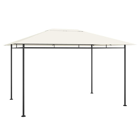 Gazebo 4x3x2,7 m Crema 180 g/mÂ² cod mxl 66025