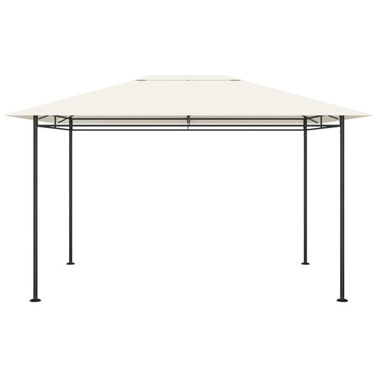 Gazebo 4x3x2,7 m Crema 180 g/mÂ² cod mxl 66025