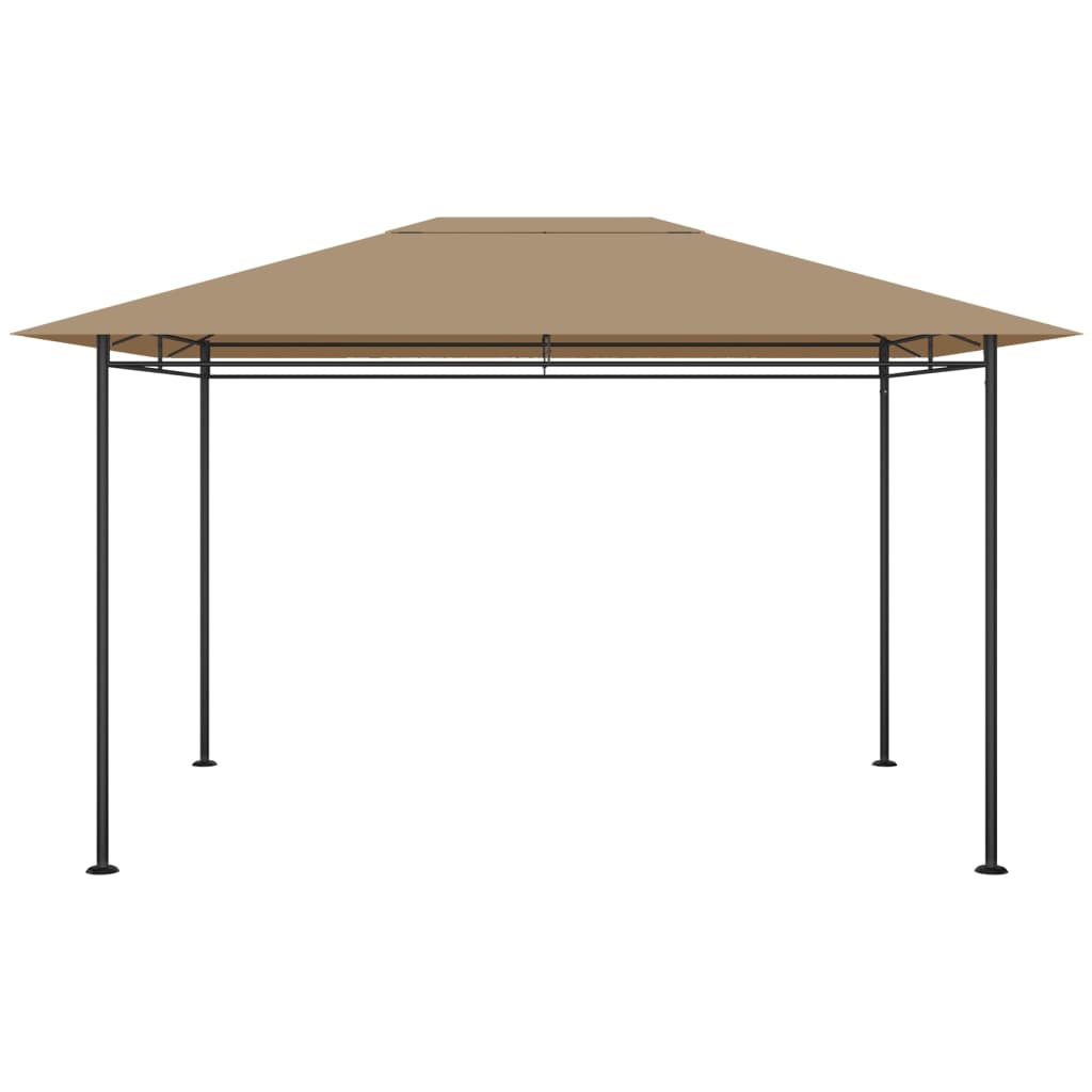 Gazebo 4x3x2,7 m Grigio Talpa 180 g/mÂ² cod mxl 65915