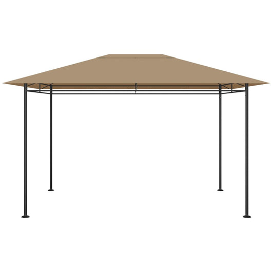 Gazebo 4x3x2,7 m Grigio Talpa 180 g/mÂ² cod mxl 65915