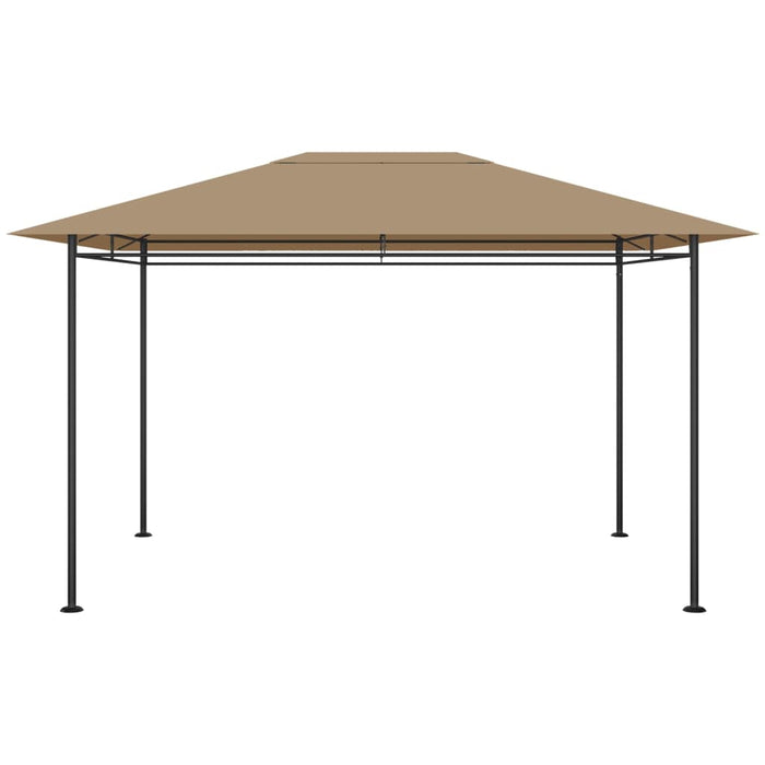 Gazebo 4x3x2,7 m Grigio Talpa 180 g/mÂ² cod mxl 65915