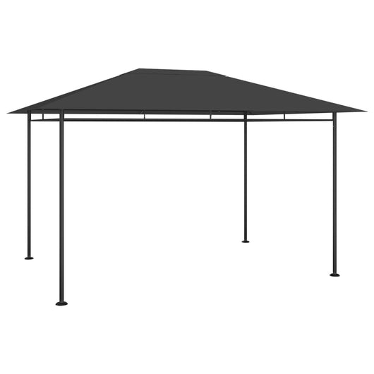 Gazebo 4x3x2,7 m Antracite 180 g/mÂ² cod mxl 66113