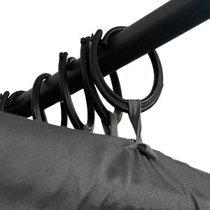 Sdraio sdraio prendisole lettino da giardino terrazzo doppio arredo esterno con tende laterali e superiori 02_0012740