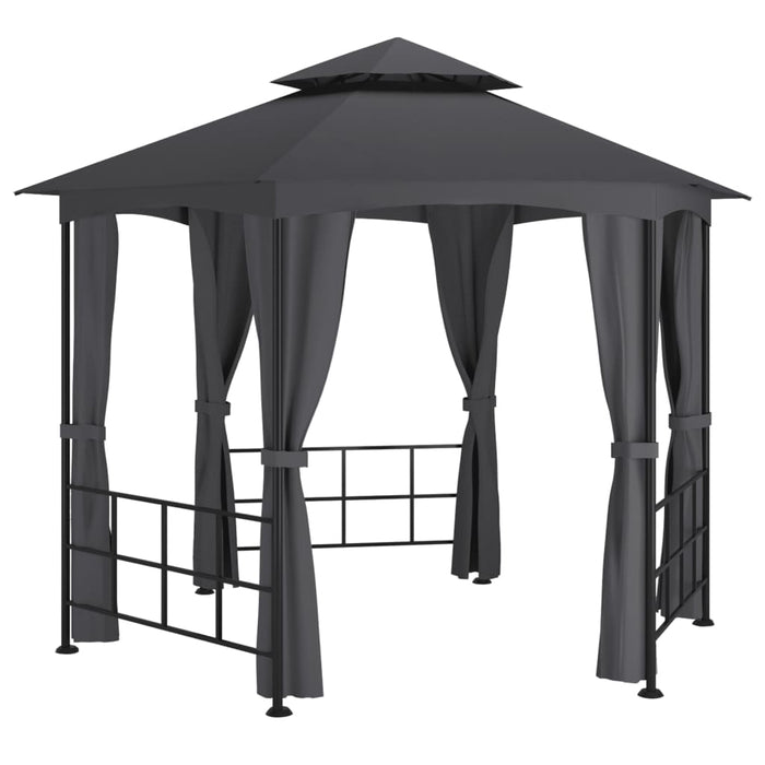 Gazebo con Pareti Laterali 3,1x2,7 m Antracite cod mxl 66129