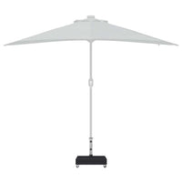 Base per Ombrellone Nera 45x25x8,3 cm in Granito 313667