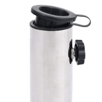 Base per Ombrellone Nera 45x25x8,3 cm in Granito 313667