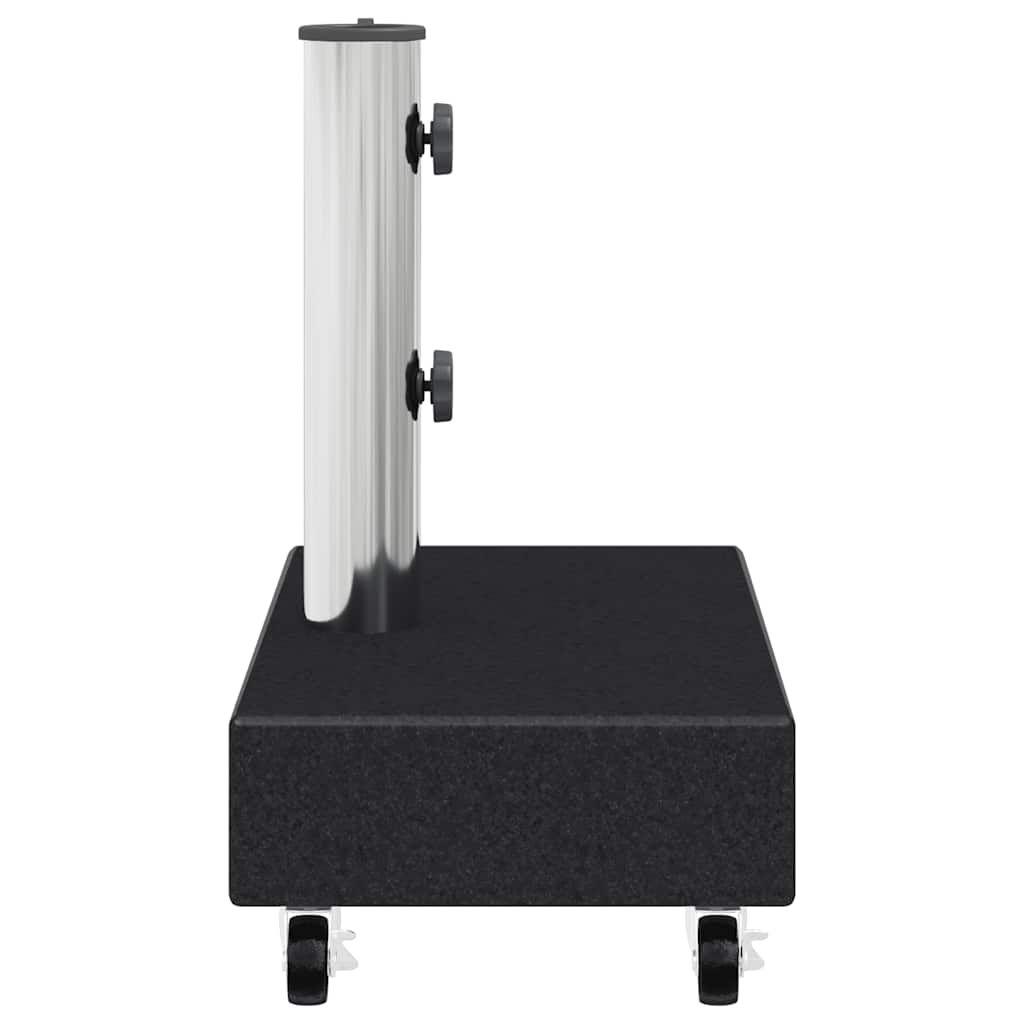 Base per Ombrellone Nera 45x25x8,3 cm in Granito 313667