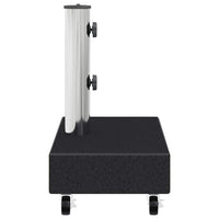 Base per Ombrellone Nera 45x25x8,3 cm in Granito 313667