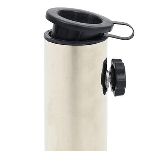 Base per Ombrellone Nera 40x28x4 cm in Granito 313668