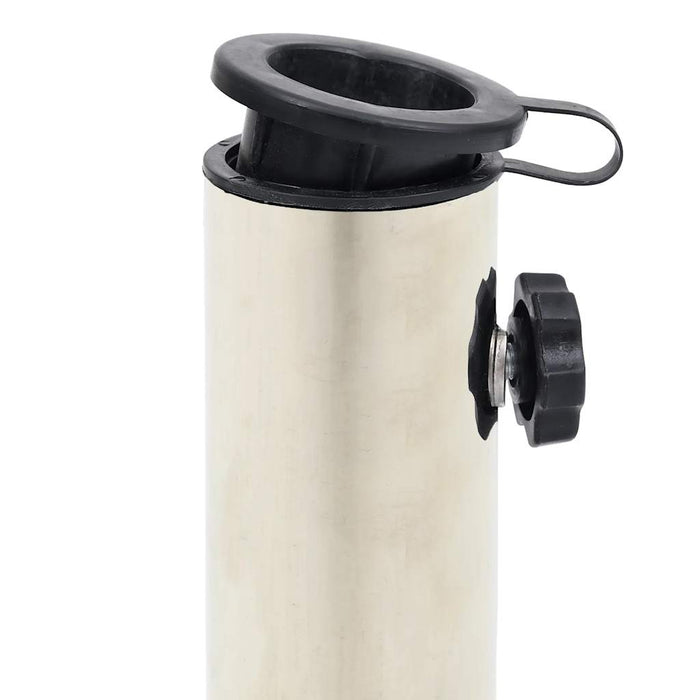 Base per Ombrellone Nera 40x28x4 cm in Granito 313668