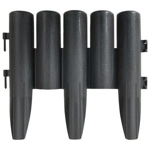 Bordature per Prato 36 pz Antracite 10 m in PP 314681