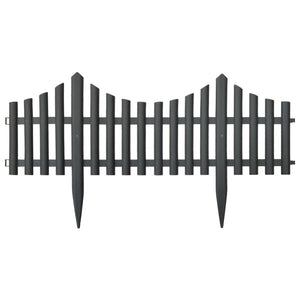 Bordi per Prato 17 pz Antracite 10 m in PP 314682