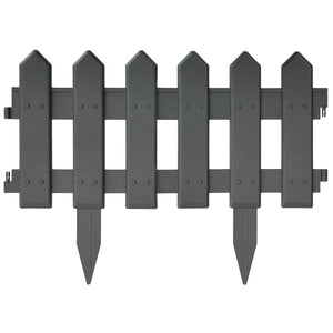 Bordi per Prato 25 pz Antracite 10 m in PP 314683