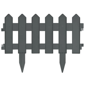 Bordi per Prato 25 pz Antracite 10 m in PP 314683