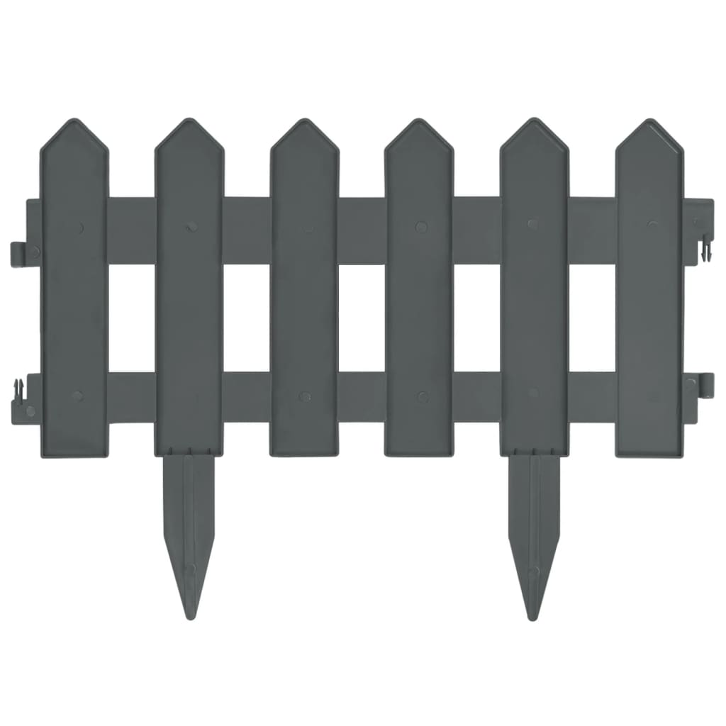 Bordi per Prato 25 pz Antracite 10 m in PP 314683