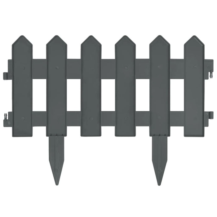 Bordi per Prato 25 pz Antracite 10 m in PP 314683