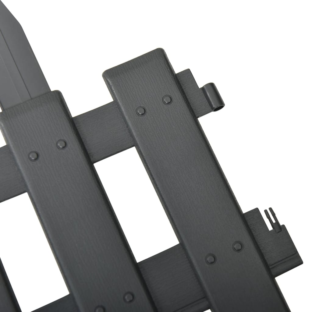 Bordi per Prato 25 pz Antracite 10 m in PP 314683