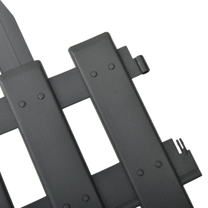 Bordi per Prato 25 pz Antracite 10 m in PP 314683