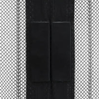 Tende Antimosche per Porta 2 pz con Magneti Nero 220x100cm  cod mxl 69382