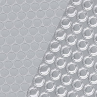 Pellicola Solare Galleggiante Rettangolare Piscina 8x5m Argento cod 9096