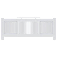 Copertura per Radiatore Bianca in MDF 205 cm 325547