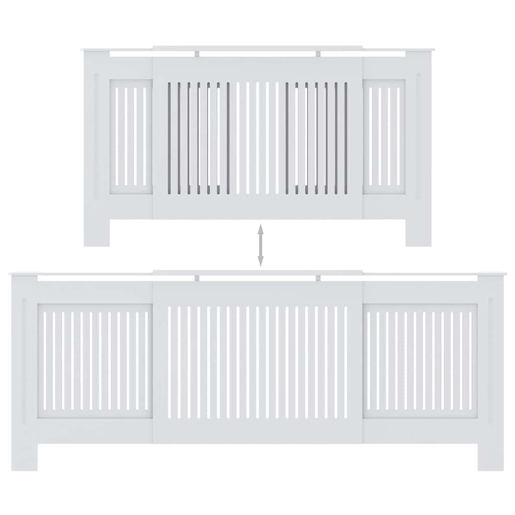Copertura per Radiatore Bianca in MDF 205 cm 325547
