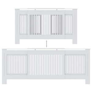 Copertura per Radiatore Bianca in MDF 205 cm 325547
