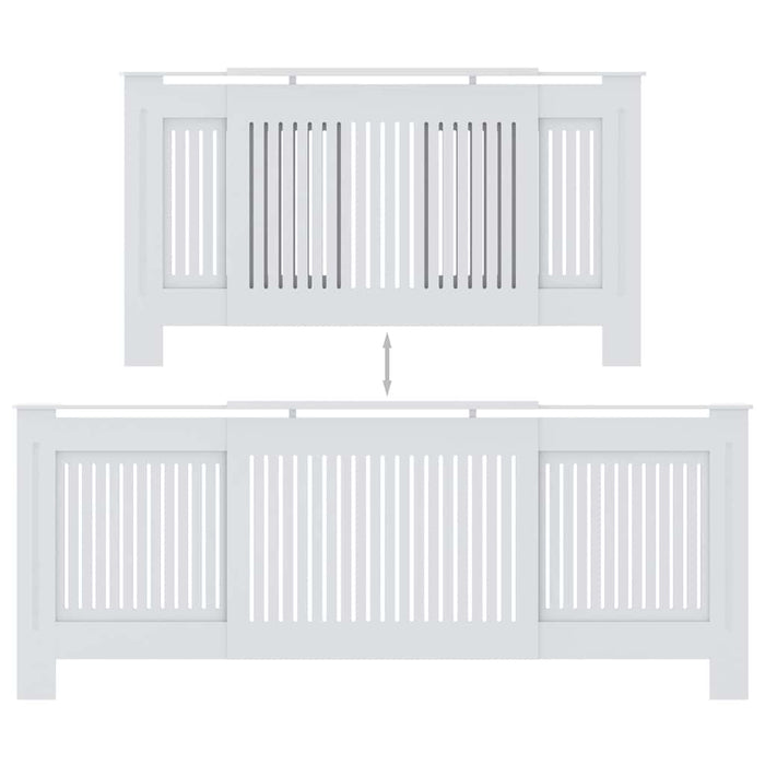 Copertura per Radiatore Bianca in MDF 205 cm 325547