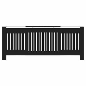 Copertura per Radiatore Nera in MDF 205 cm 325548