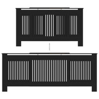 Copertura per Radiatore Nera in MDF 205 cm 325548