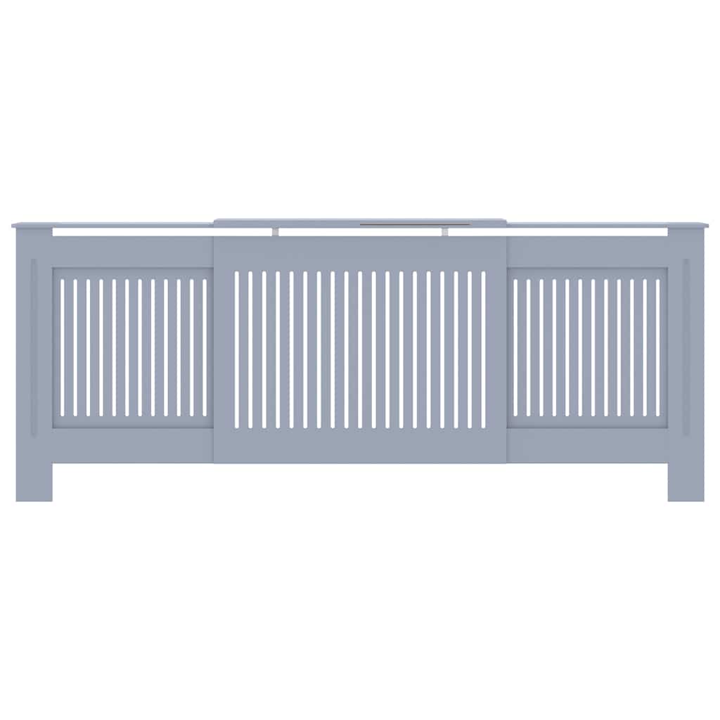 Copertura per Radiatore Grigia in MDF 205 cm 325549