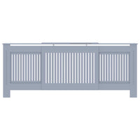Copertura per Radiatore Grigia in MDF 205 cm 325549