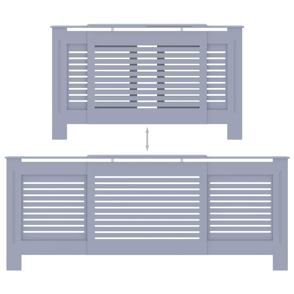 Copertura per Radiatore Grigia in MDF 205 cm cod mxl 77209
