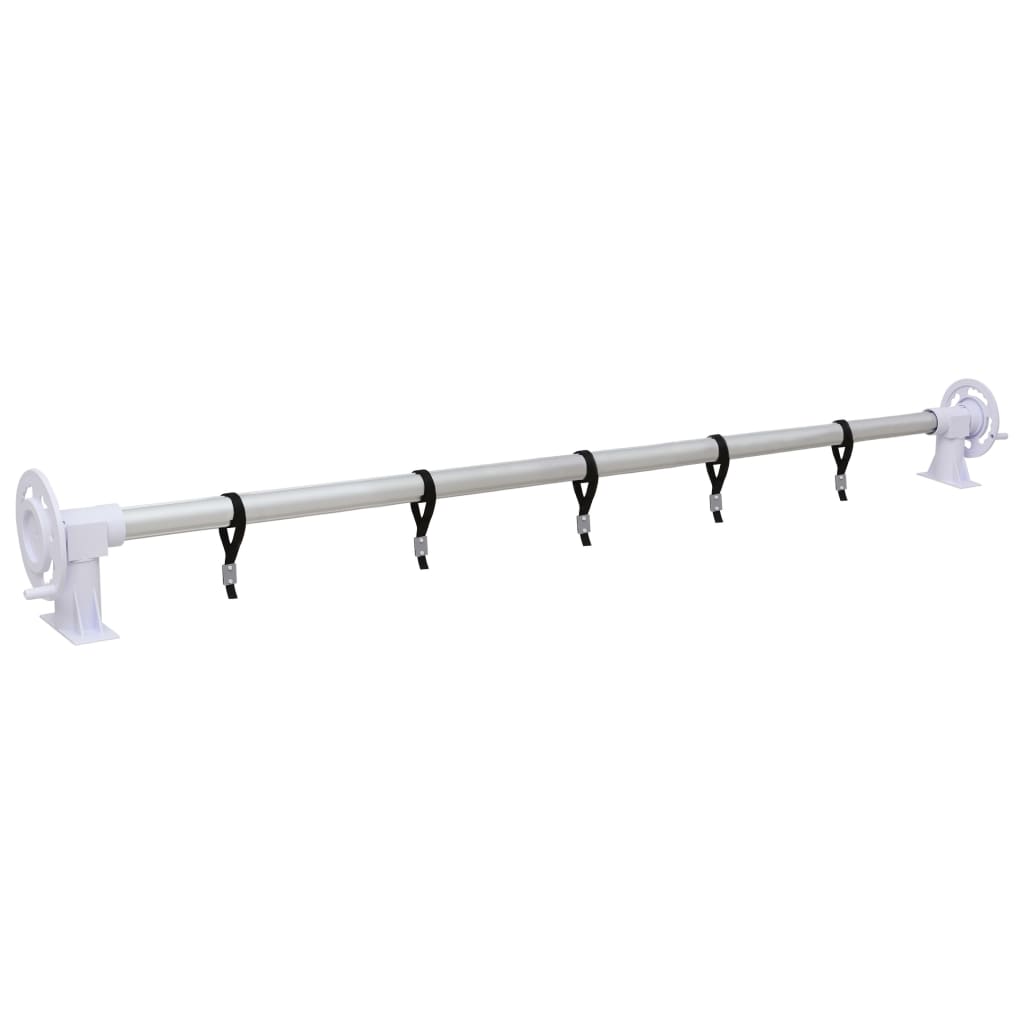 Rullo di Copertura per Piscina con Base in Plastica 313996