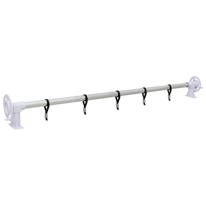 Rullo di Copertura per Piscina con Base in Plastica 313996